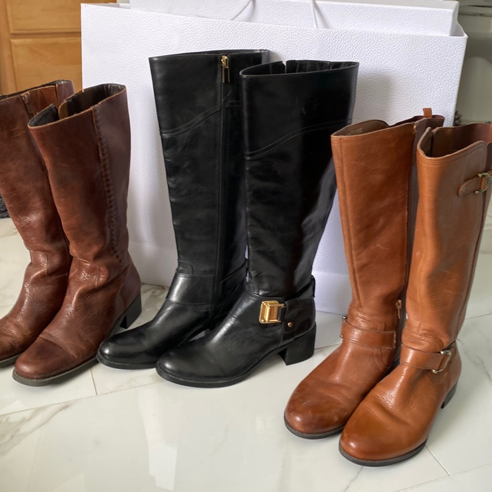 Sold separately! Riding boots for sale ! Vine camuto and Naturalizer, no brand.